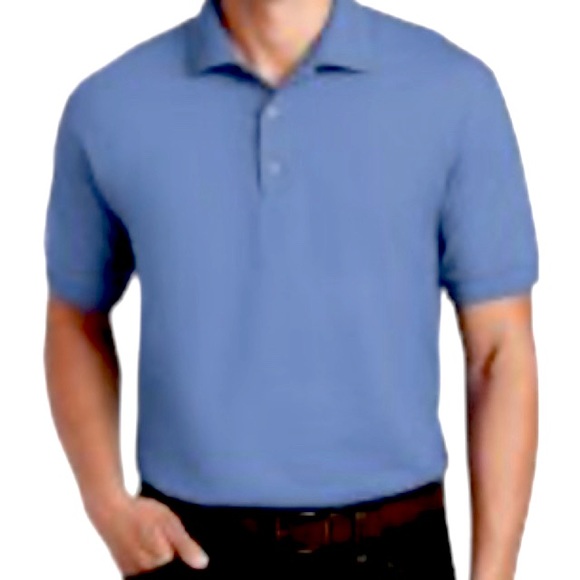 Prim & Preux Men’s Carolina Blue Classic Polo Shirt, Size Large - Picture 3 of 15
